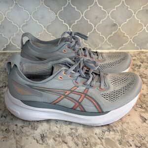 ASICS Gel Kayano 31 Pure Women's 8 Running Shoes Gray Orange FF Blast+ 4D System